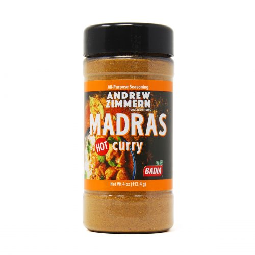 Andrew Zimmern Badia new range of spices Madras curry