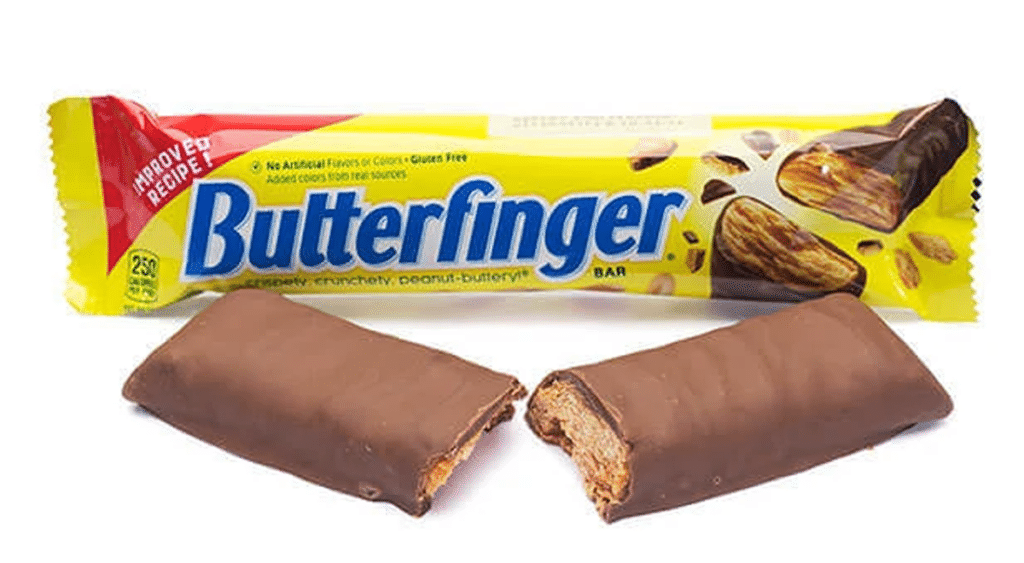 Butterfinger American chocolate bars