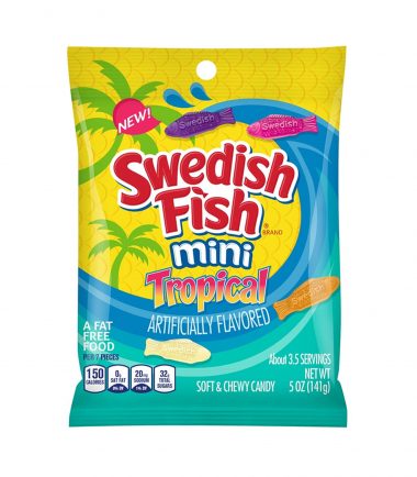 Swedish Fish Tropical Mini Soft Chewy Candy 226g