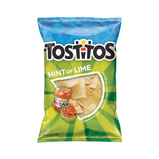 Tostitos Hint of Lime Tortilla Chips 283g (10oz)