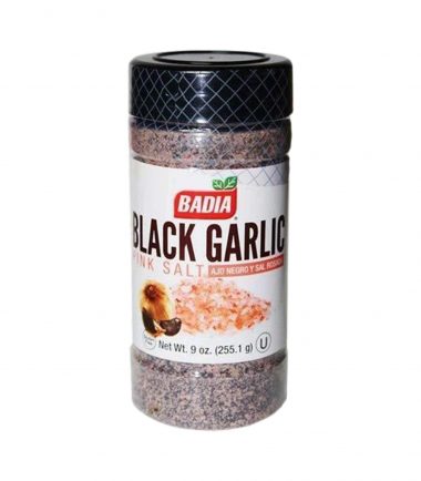 Badia Black Garlic Pink Salt 255.1g-min