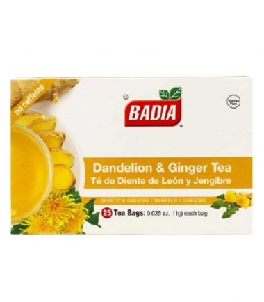 Badia Dandelion & Ginger Tea 25 Bags 1g