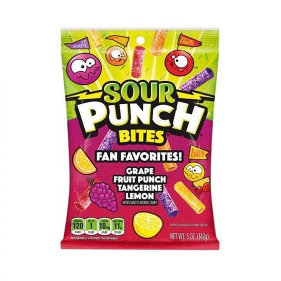 Sour Punch Fan Favorites Bites Peg Bag 142g