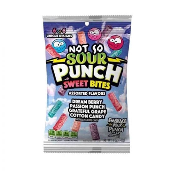 Sour Punch Not So Sour Bites Peg Bag 142g