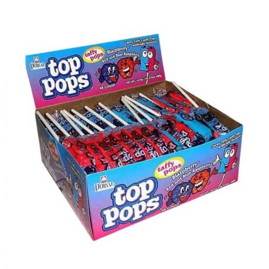 Top Pops Blazpberry Box 10g