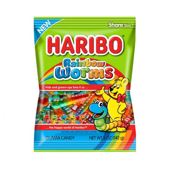 Haribo Rainbow Worms 142g (5oz)