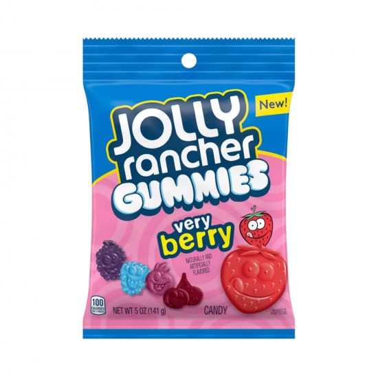 Jolly Rancher Gummies Very Berry Peg Bag 141g (5oz)