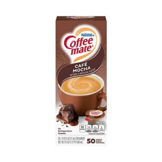 Coffee Mate Cafe Mocha Liquid 50 Count