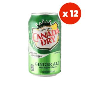 Canada Dry Ginger Ale 355ml (12 fl.oz) (Box of 12)