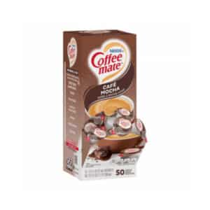 Coffee Mate Liquid Creamer Cafe Mocha Single Serve 50 Portions 10.6ml (0.375oz)
