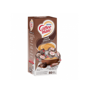 Coffee Mate Liquid Creamer Cafe Mocha Single Serve 50 Portions 10.6ml (0.375oz)