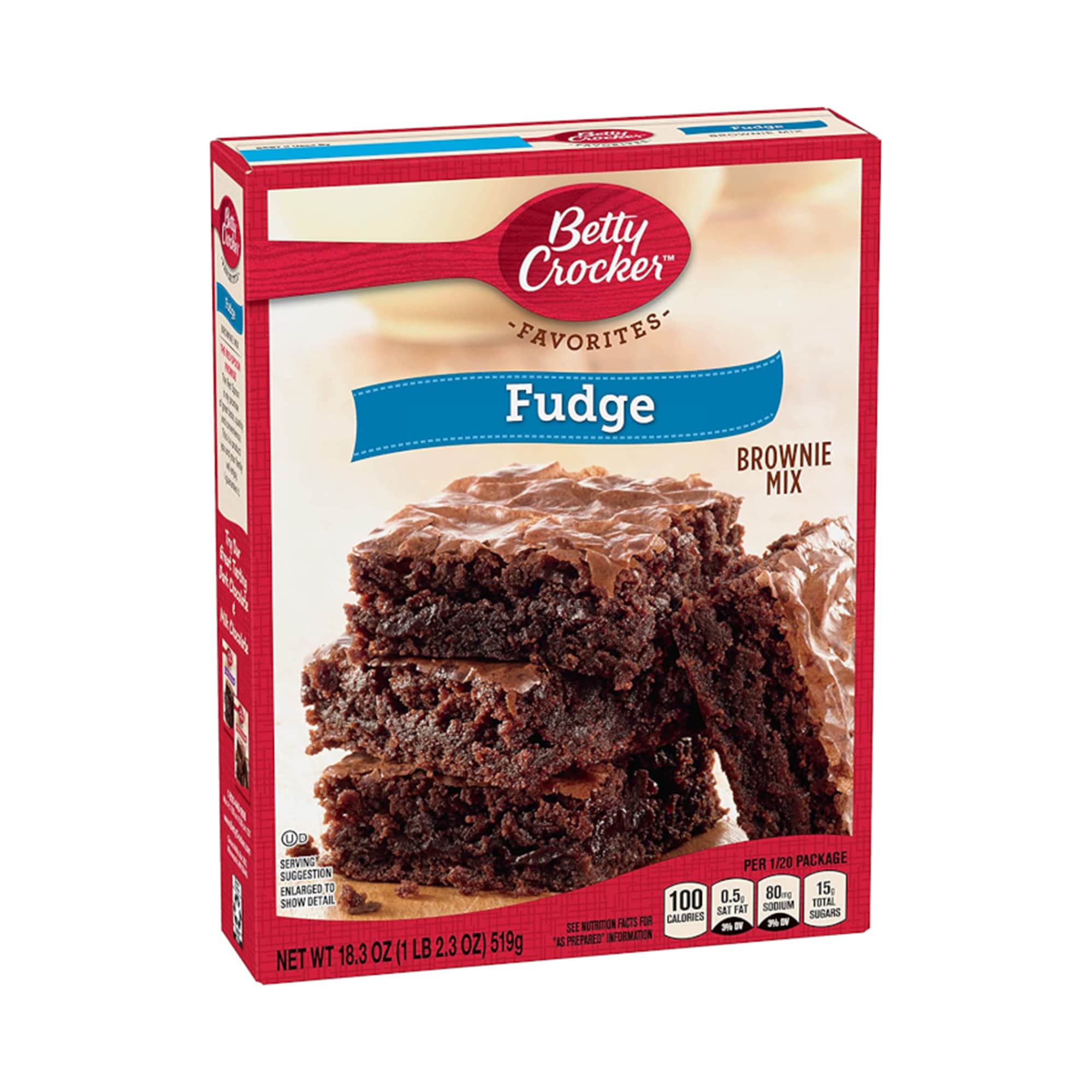 Betty Crocker Fudge Brownie Mix 519g (18.3oz) American Food Mart