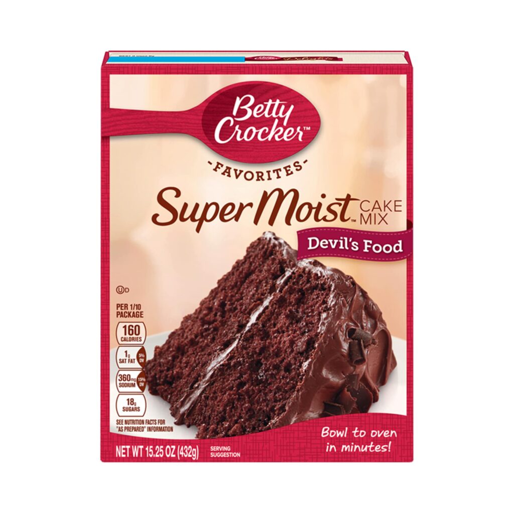 Betty Crocker Super Moist Devil’s Food Cake Mix 432g American Food Mart