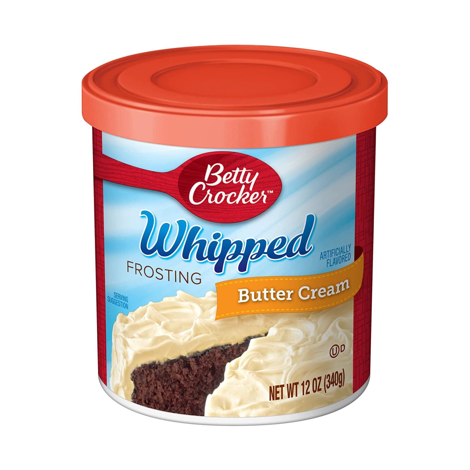 Betty Crocker Whipped Butter Cream Frosting 340g (12oz) American Food