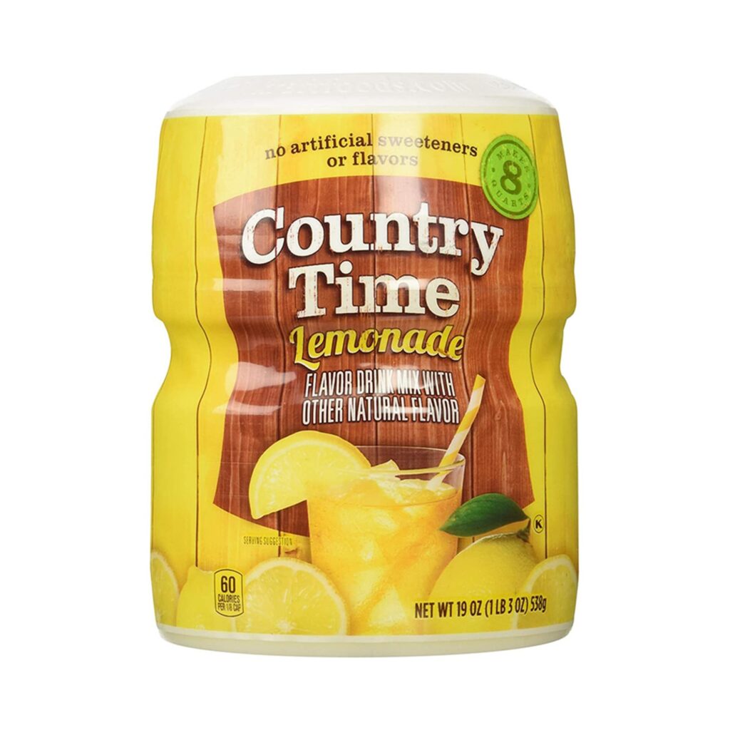 Country Time Lemonade Tub 538g (8 Quarts) American Food Mart