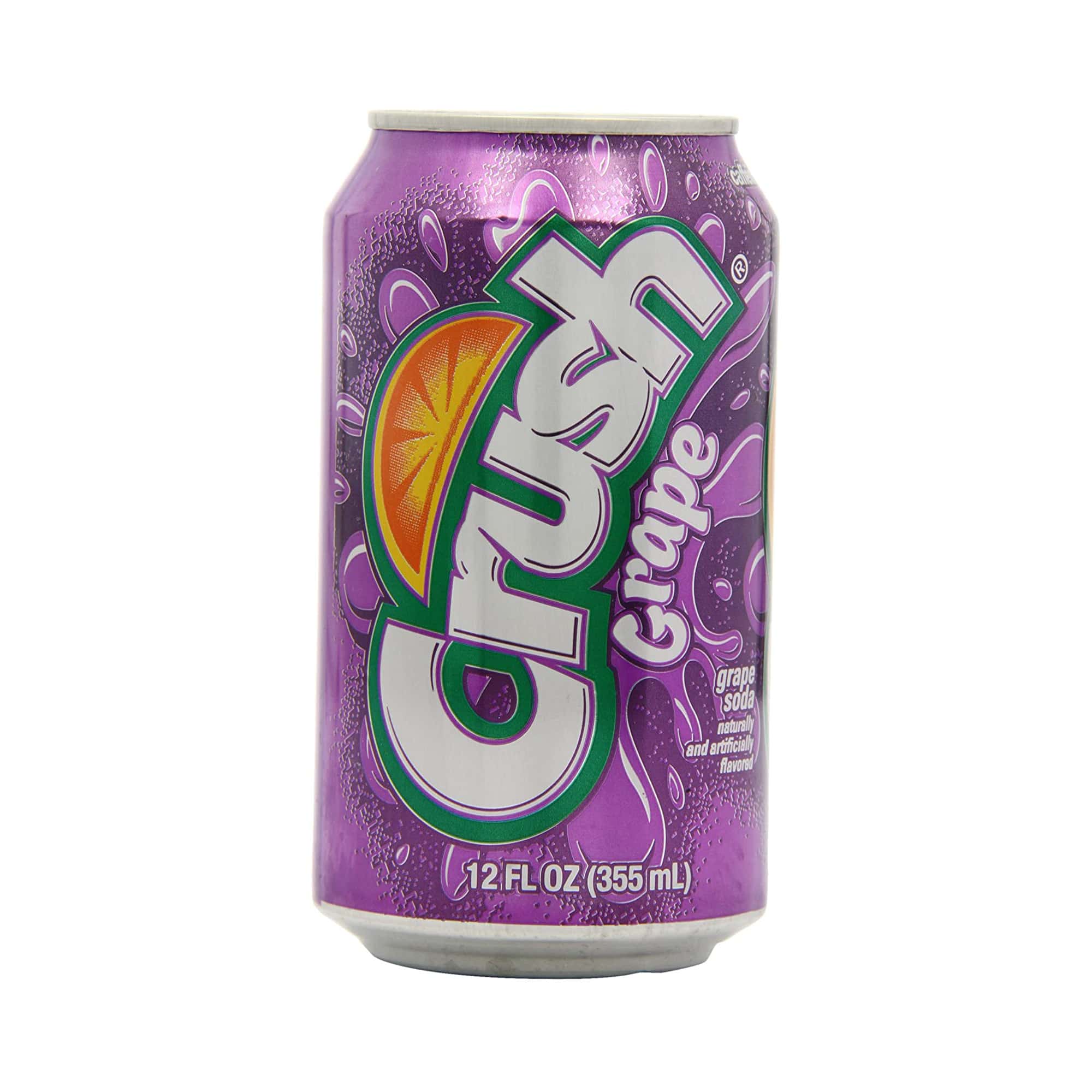 Crush Grape Soda 355ml 12 Fl Oz Pack Of 12 American Food Mart
