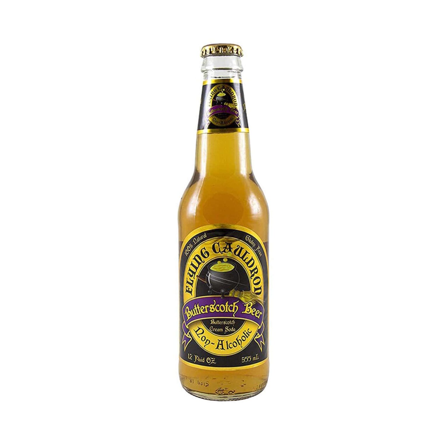 Flying Cauldron Butterscotch Beer Soda 355ml American Food Mart