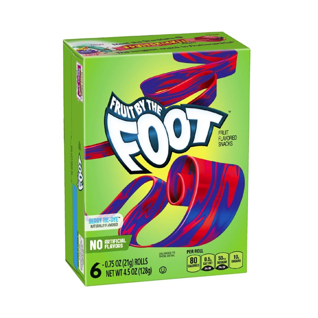 Fruit by the Foot Berry TieDye Rolls 128g (4.5oz) American Food Mart