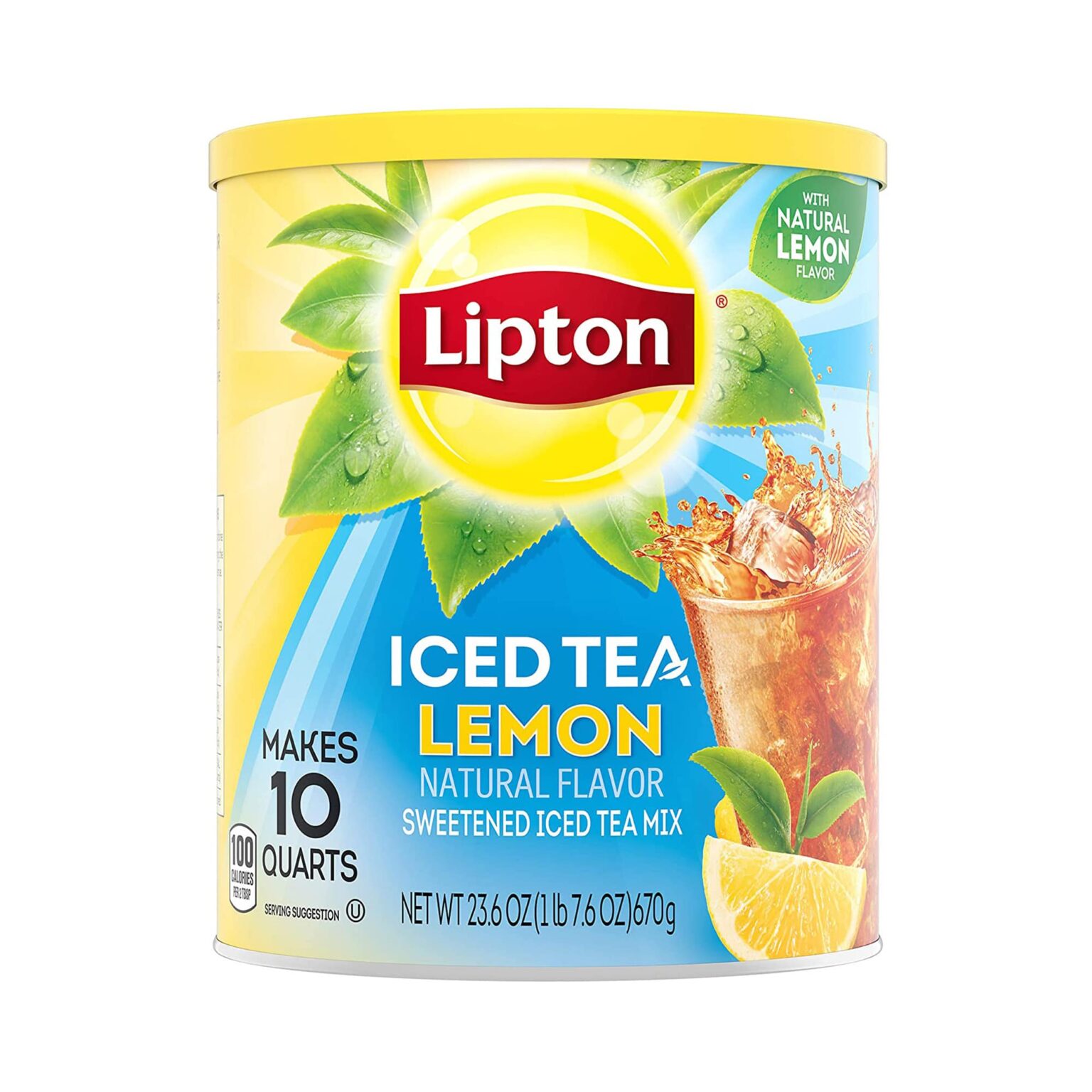 Lipton Iced Tea Lemon Flavour 670g (23.6oz) American Food Mart
