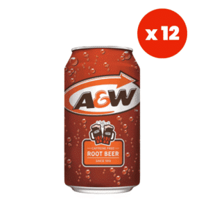 A&W Root Beer 355ml (12 fl.oz) (Box of 12)