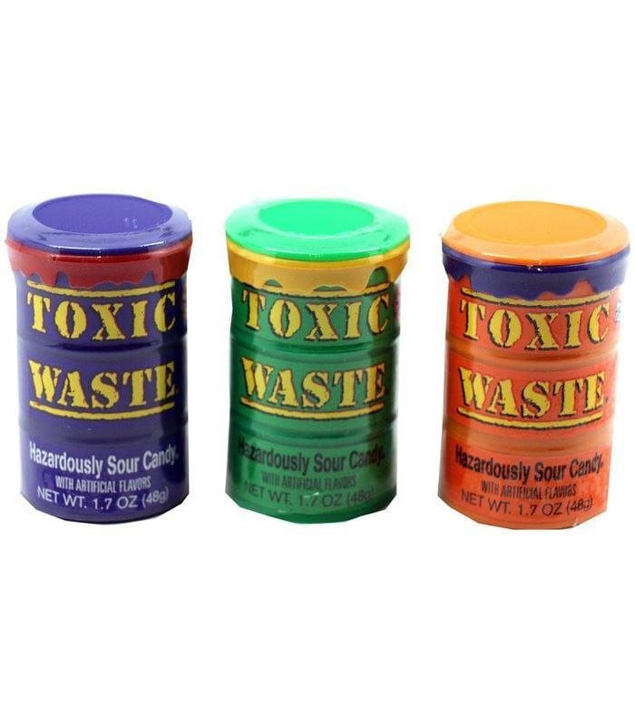 Toxic Waste Sour Candy Drum - 1.7oz