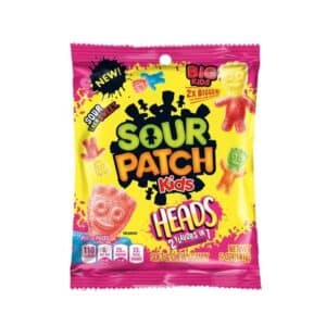 Sour Patch Kids Big Heads Soft & Chewy Candy 141g (5oz)