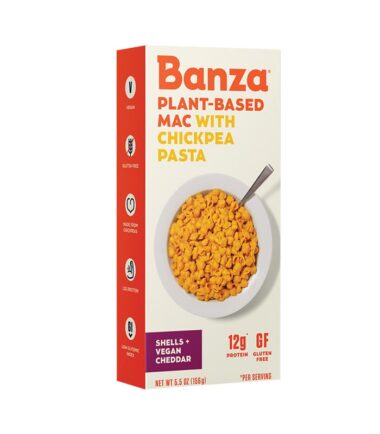 Banza Mac & Cheese Chickpeas Pasta White Cheddar vegan 156g (5.5oz)