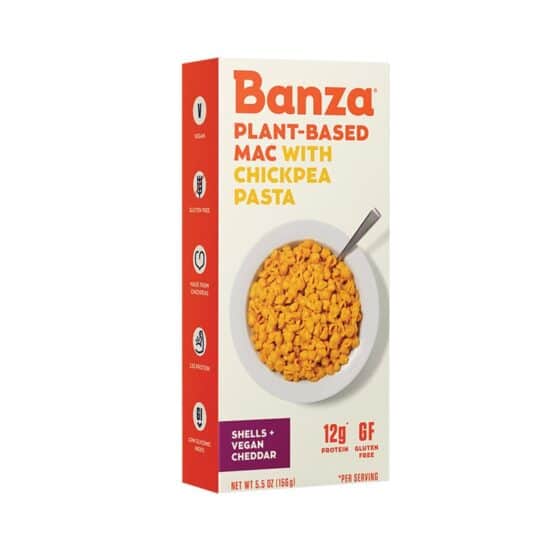 Banza Mac & Cheese Chickpeas Pasta White Cheddar vegan 156g (5.5oz)