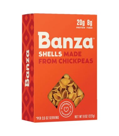 Banza Pasta Chickpeas Shells 227g (8oz)