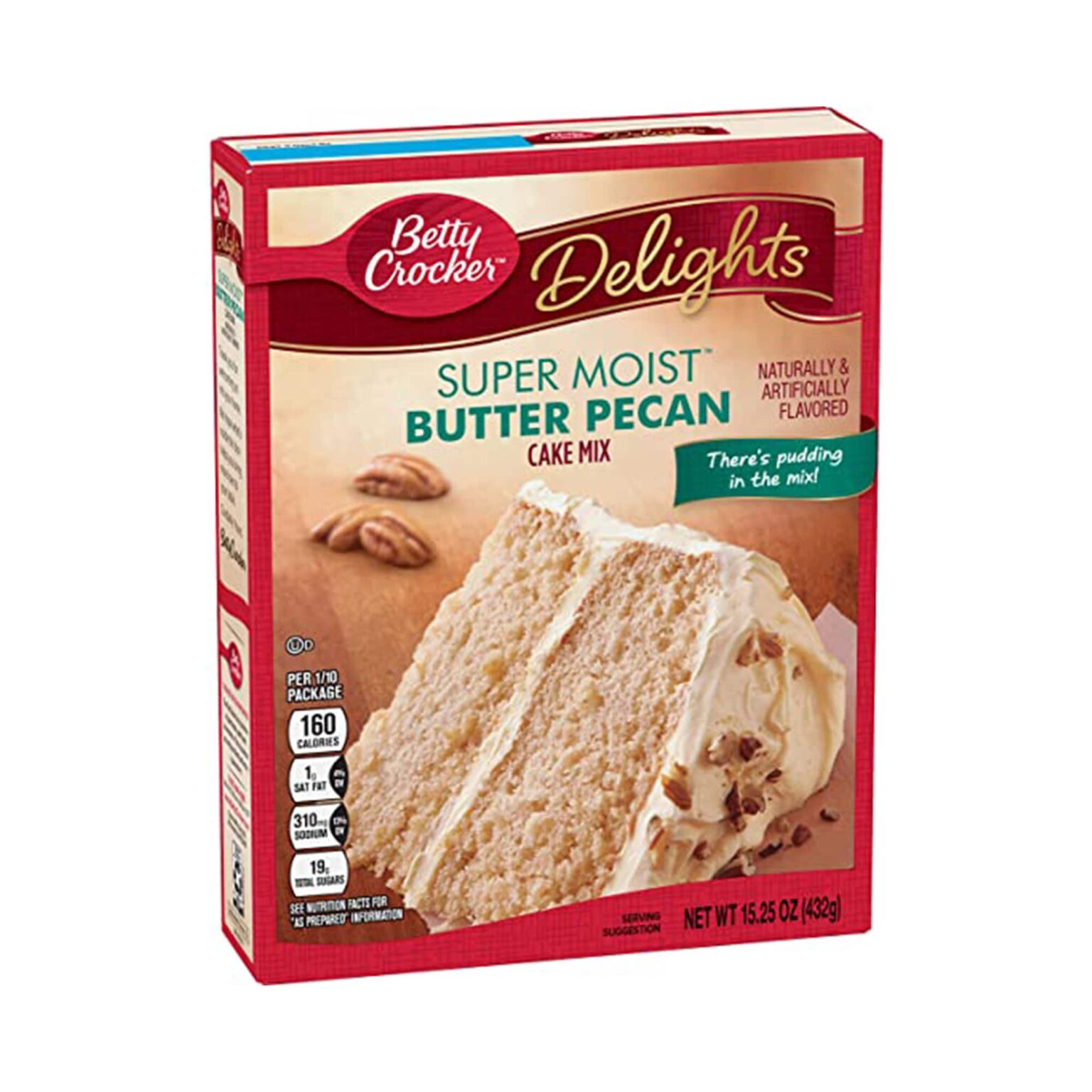 Betty Crocker Butter Pecan Cake Mix 432g American Food Mart