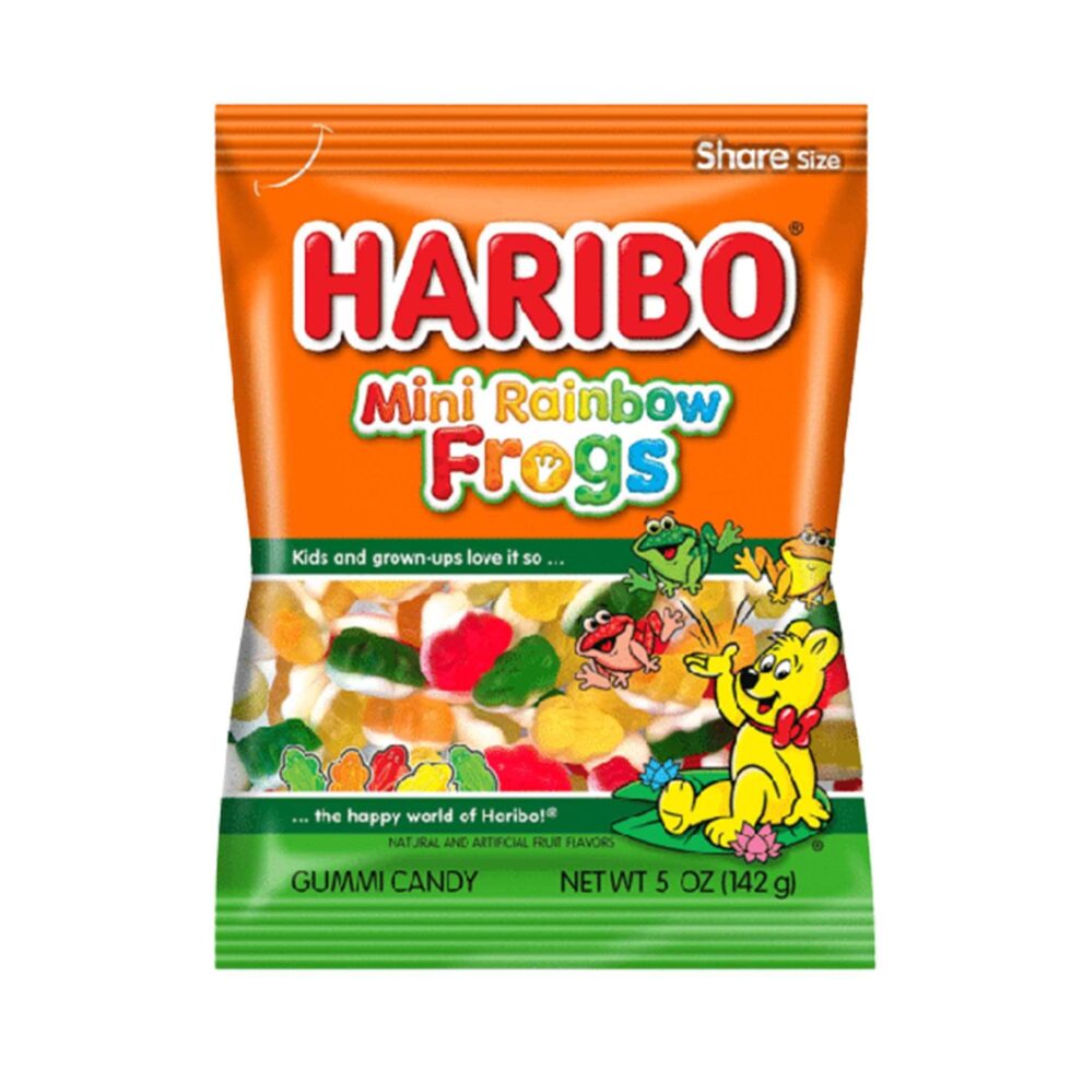 Haribo Mini Rainbow Frogs 142g (5oz) BBE 30 NOV 2024 | American Food Mart