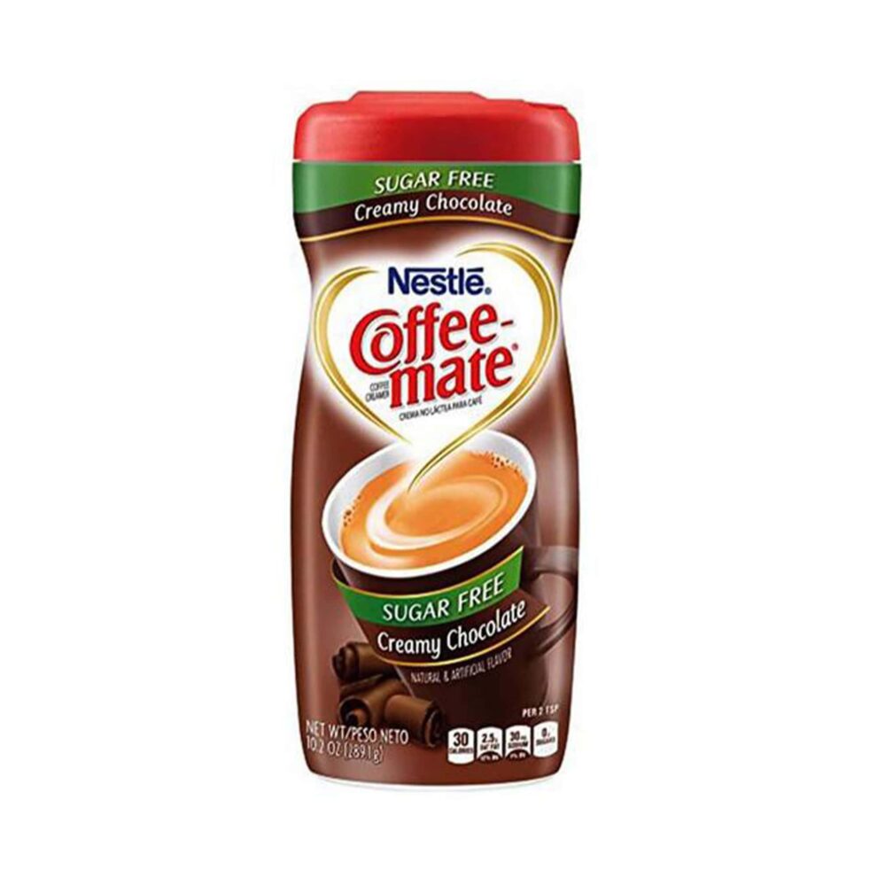 Nestle Coffee Mate Creamy Chocolate Sugar Free 289g (10.2oz) | American ...