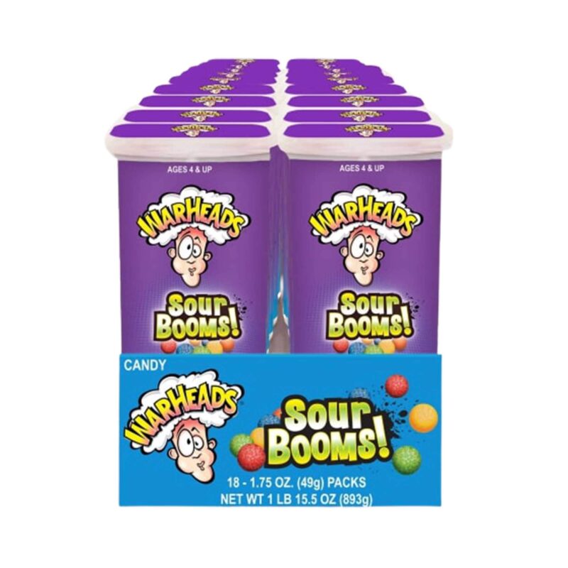 Warheads Sour Booms Assorted Flavours 49g