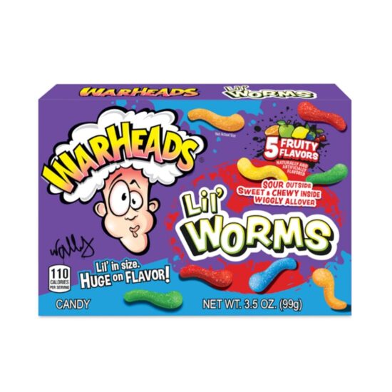 Warheads Theater Box Lil Worms 99g (3.5oz)
