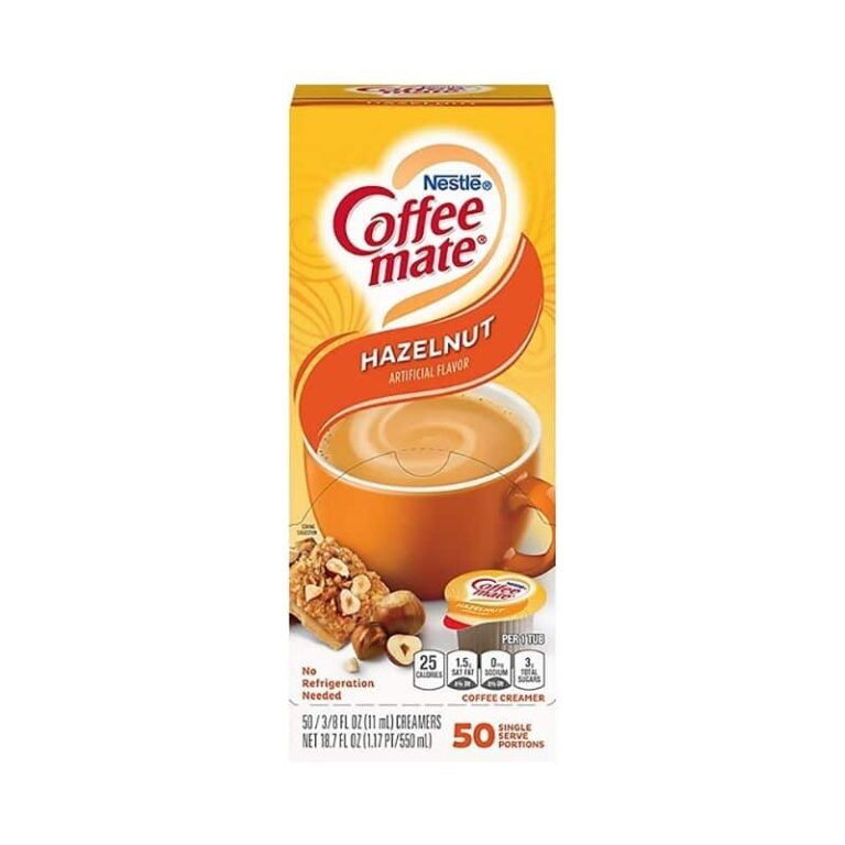 Coffee Mate Hazelnut Liquid 50 Count 10.60g (0.375oz) American Food Mart