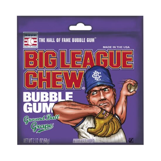 Big League Chew-Shredded Grape Bubble Gum 60g (2.12 oz)-min