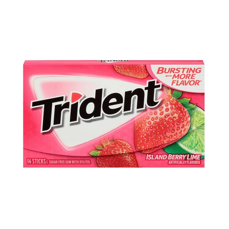 Trident Gum Island Berry Lime