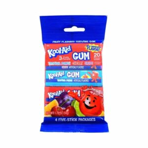 Kool Aid Gum 4 Pack Peg Bag 50g (1.76oz)