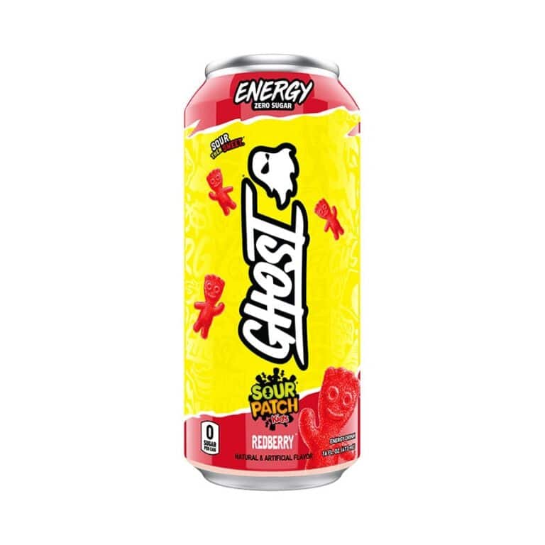 Ghost Sour Patch Kids Redberry Energy Drink