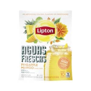 Lipton Iced Tea Mango Pineapple Aguas Frescas 480.6g (16.9oz) (10 Quart)-min