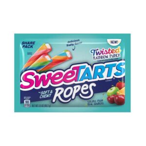Sweetarts Twisted Rainbow Ropes 99g (3.5oz)-min