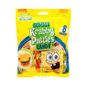 Spongebob Squarepants Gummy Krabby Patties Peg Bag 2.54oz