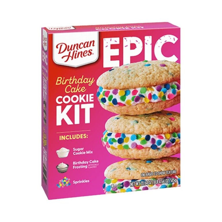 Duncan Hines Epic Birthday Cake Cookie Kit 585g (20.64 oz) American