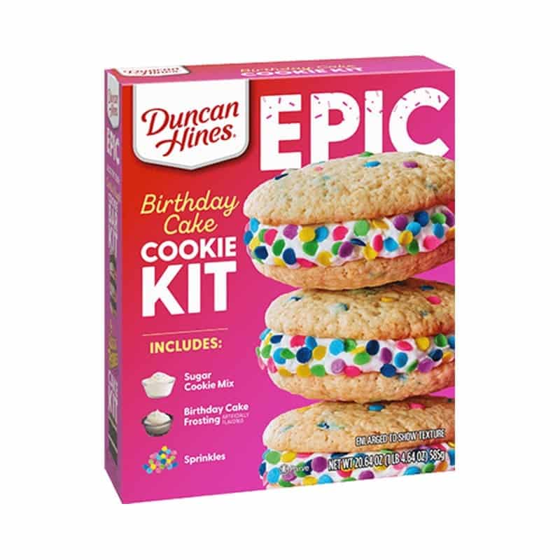 Duncan Hines Epic Birthday Cake Cookie Kit 585g (20.64 oz)