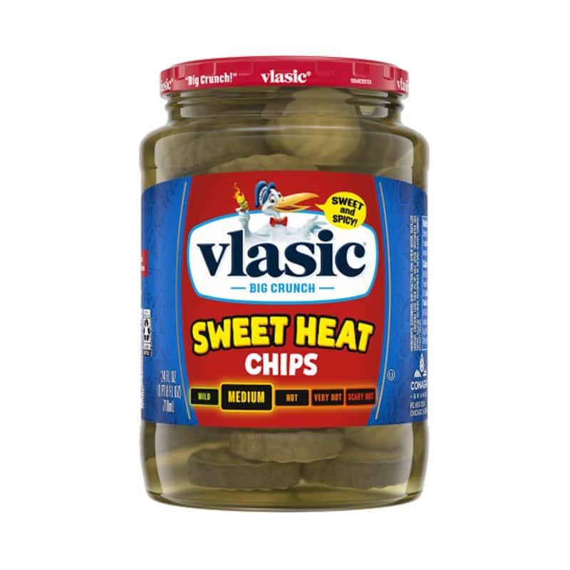Vlasic Sweet Heat Pickle Chips 710ml (24 oz)
