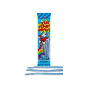 Dorval Sour Power Straws Blue Raspberry 50g (1.75oz)