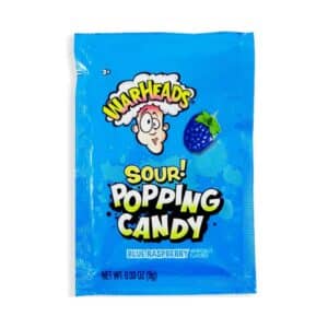 Warheads Popping Candy Pouch Blue Raspberry 9g (0.33oz)