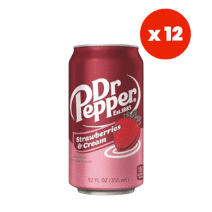 Dr Pepper Strawberry & Cream 355ml (12 fl.oz) (Box of 12)