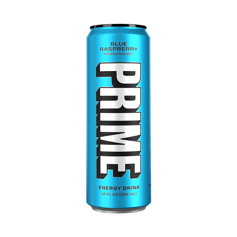 Prime Energy Drink Can Blue Raspberry 355ml (12 Fl. Oz)