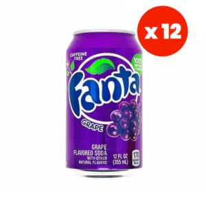 Fanta Grape Soda 355ml (12 fl.oz) (Box of 12)